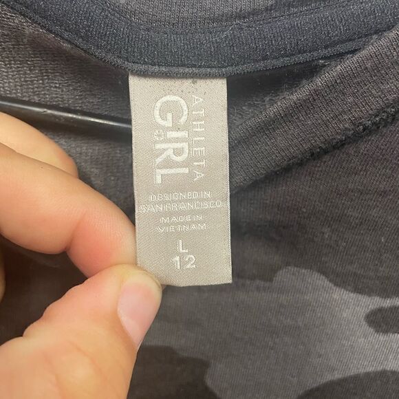 Athleta Girl Camo Wrap Sweatshirt - Picture 5 of 5